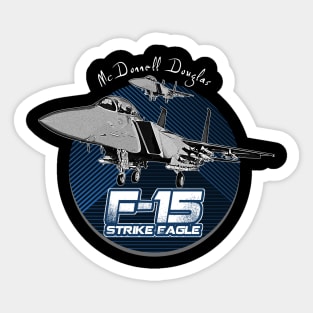 McDonnell Douglas F-15 Eagle Strike Sticker